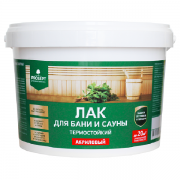 Лак для бани и сауны термостойкий, PROSEPT артикул 054-2 (до 20 м2) 2,0 л