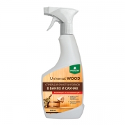 Моющее очищающее отбеливающее средство для бани и сауны Universal Wood (Универсал Вуд) спрей 0,5 л.